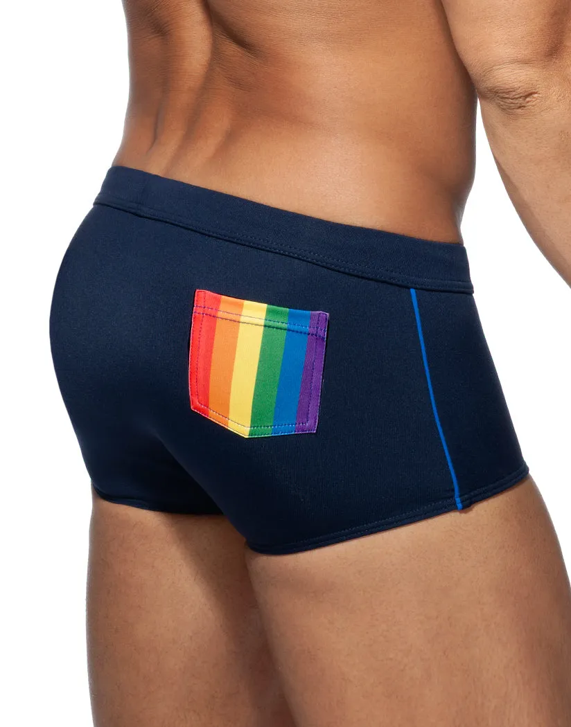 Addicted Rainbow Swim Trunk ADS196