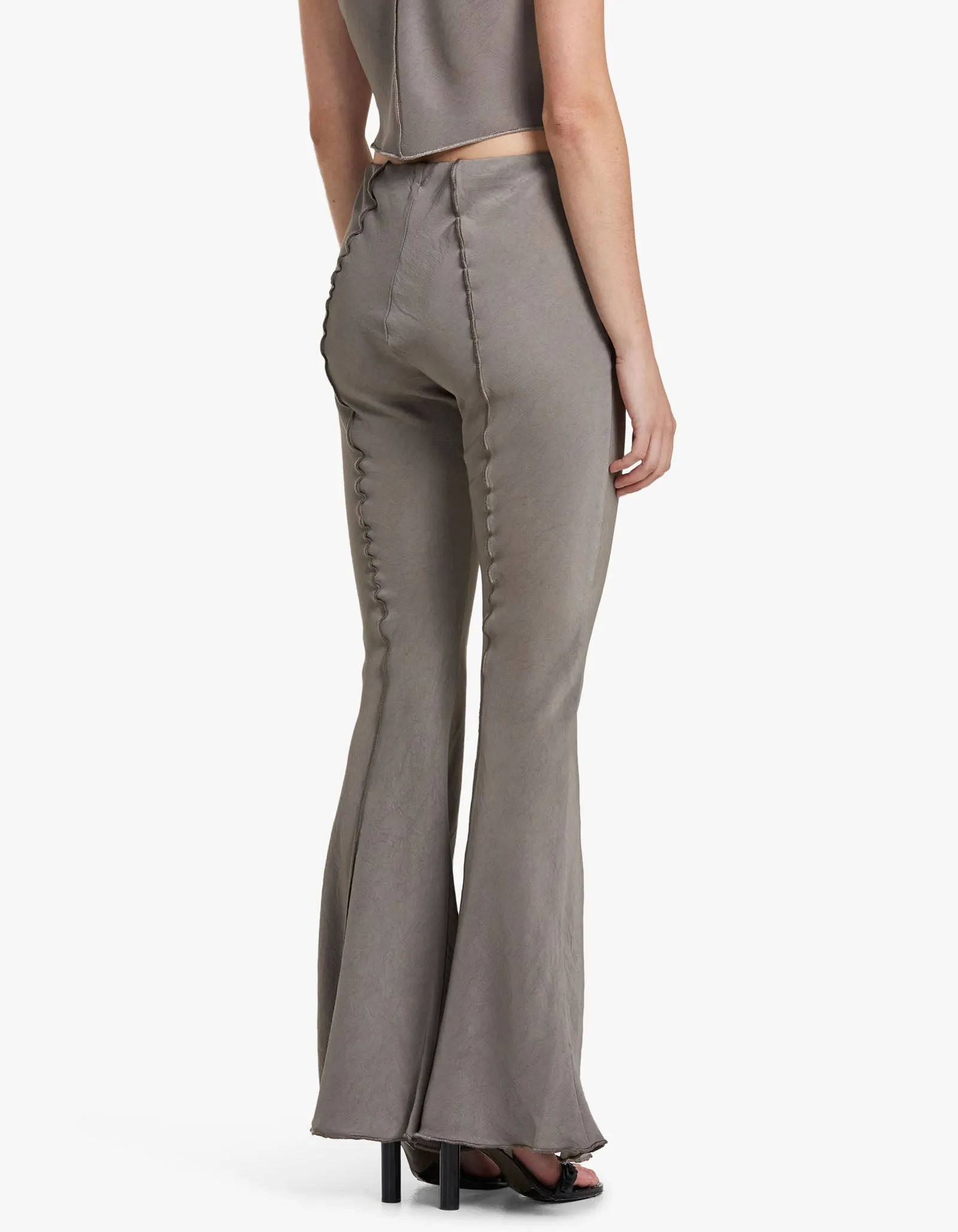 Babylock Flare Trousers - Taupe