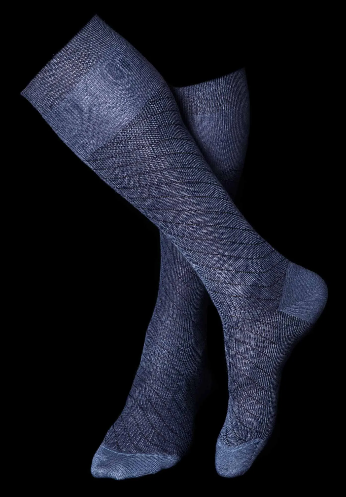 Cashmere Silk Pencil Stripe