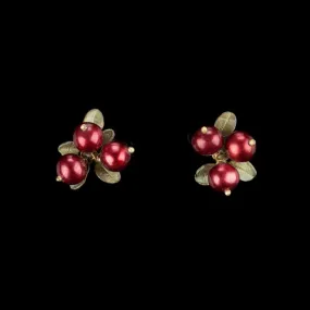 Cranberry Earrings - Clip