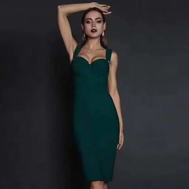 DressBetty - New Summer Green Bandage Dress