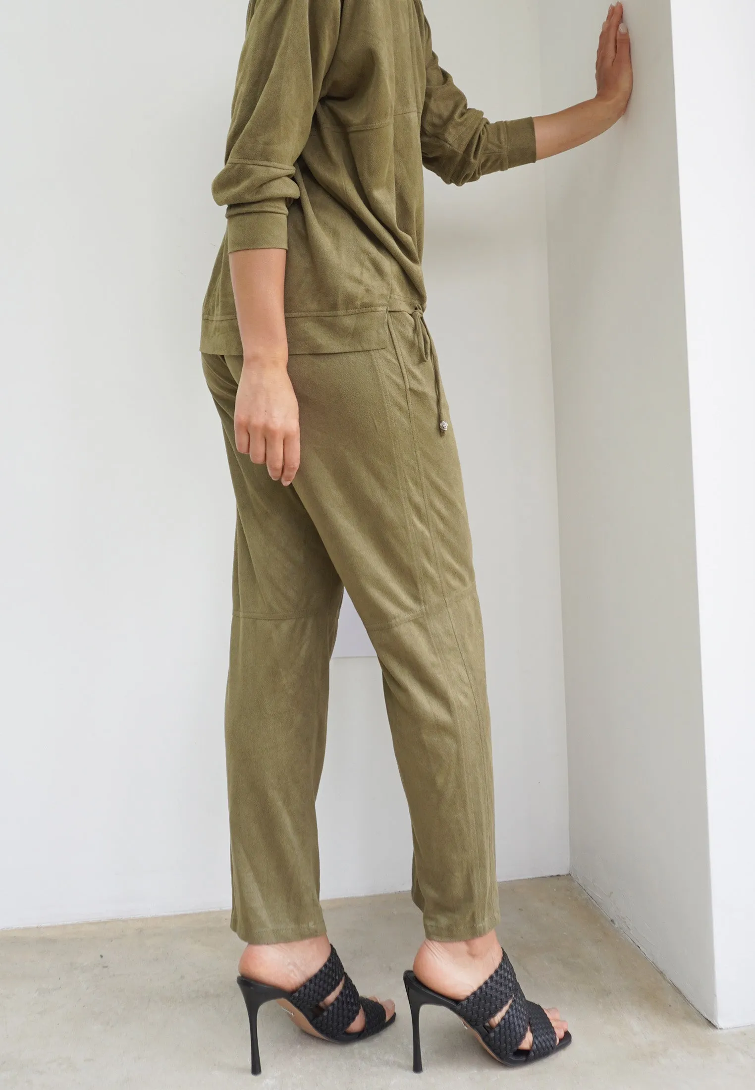 EON TROUSERS MOSS GREEN