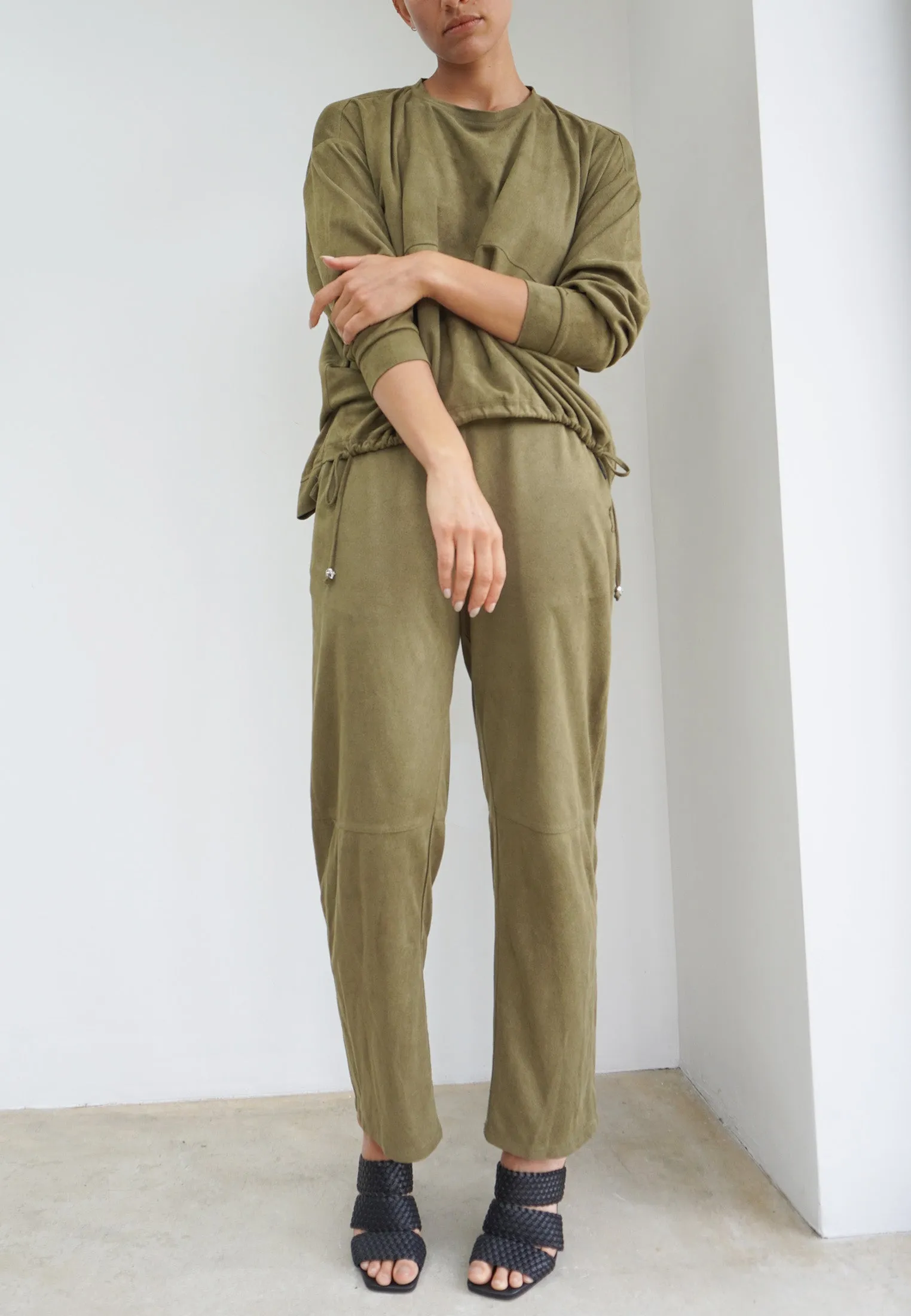 EON TROUSERS MOSS GREEN