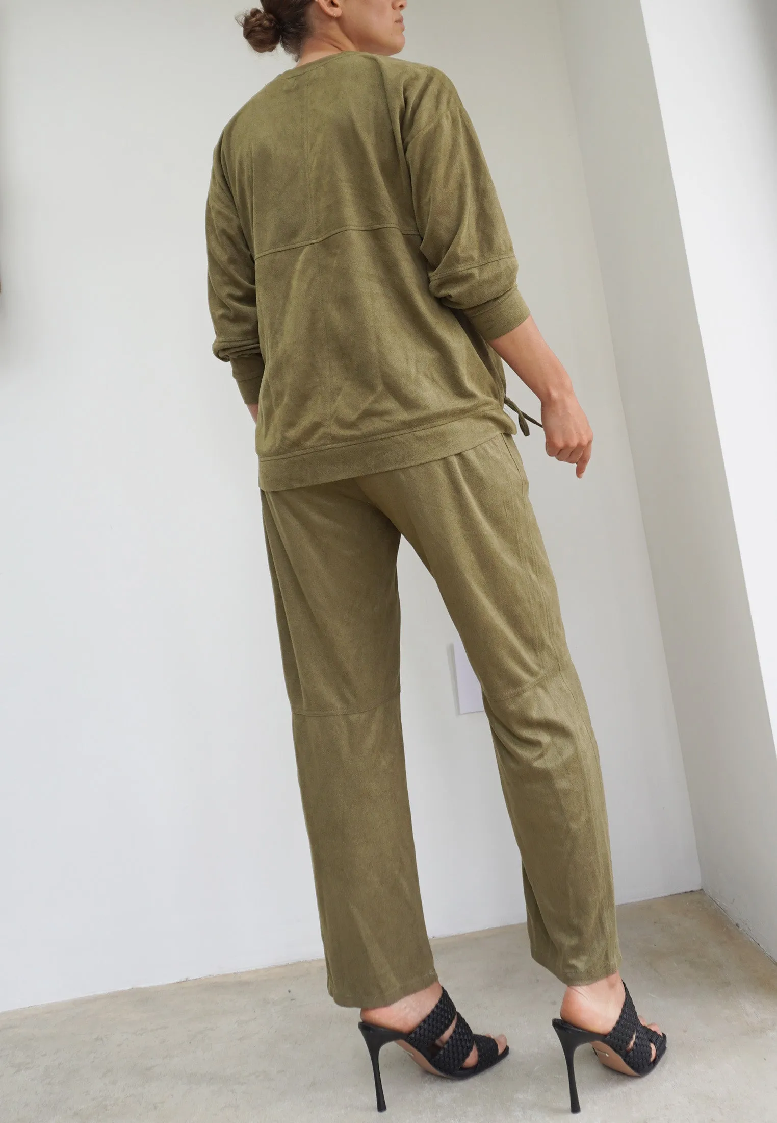 EON TROUSERS MOSS GREEN