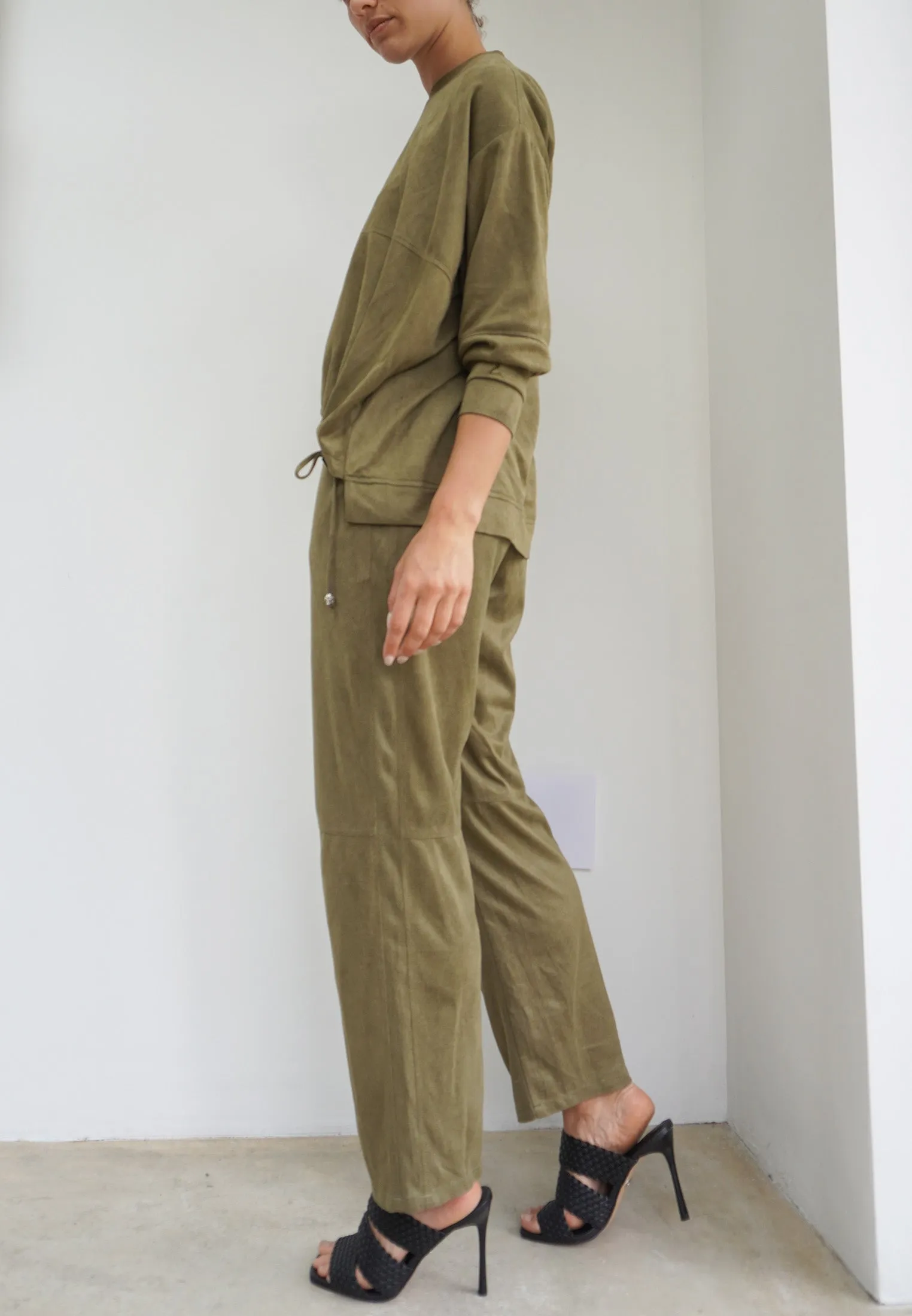EON TROUSERS MOSS GREEN