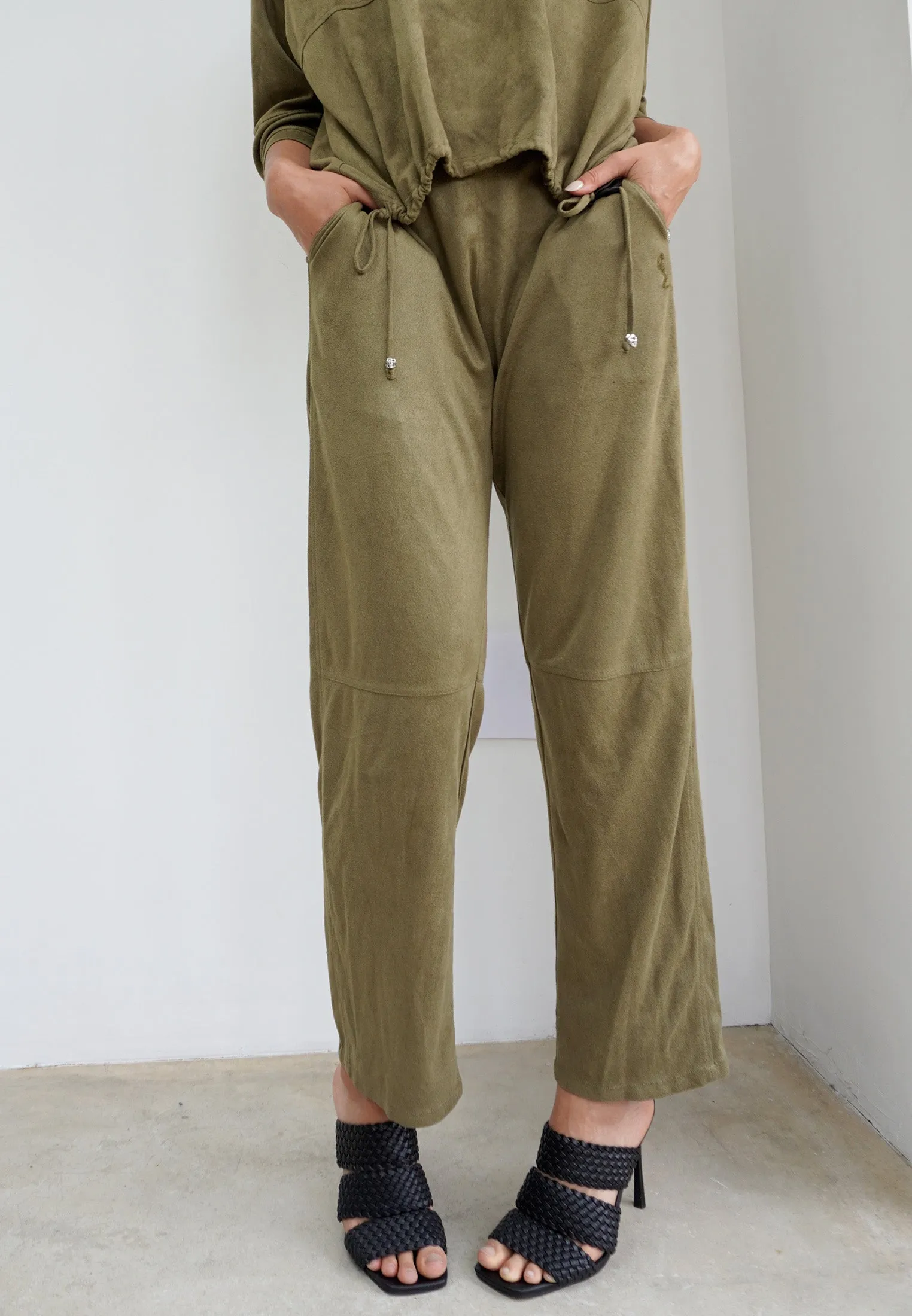 EON TROUSERS MOSS GREEN