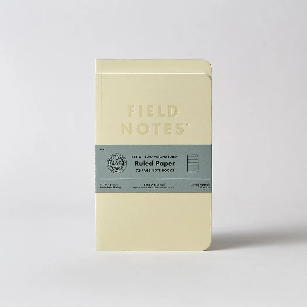 Field Notes Notebook