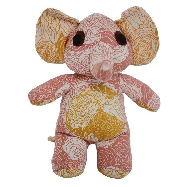 Flowers Warm Patchwork Baby Elephant