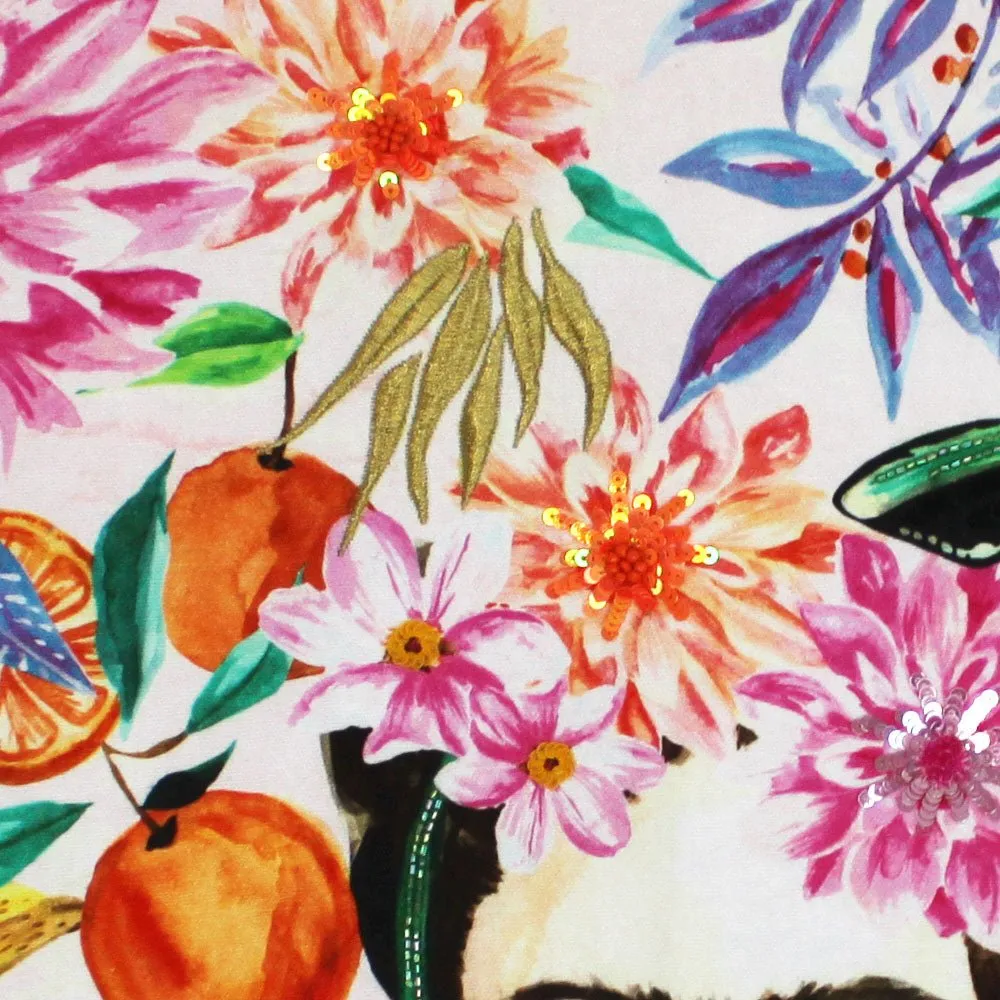 Frida Kahlo Fruit Cushion