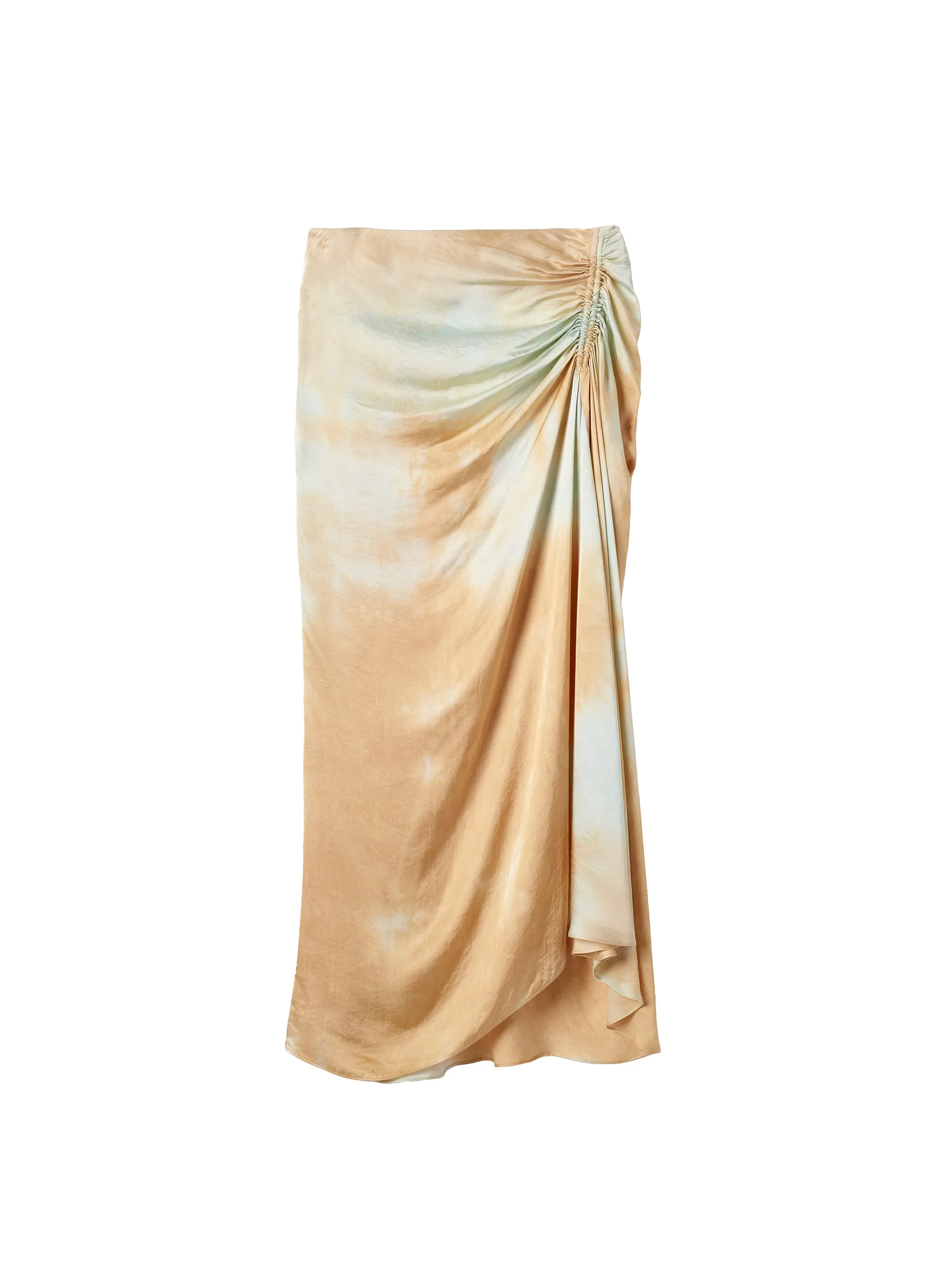 Grace Satin Midi Skirt