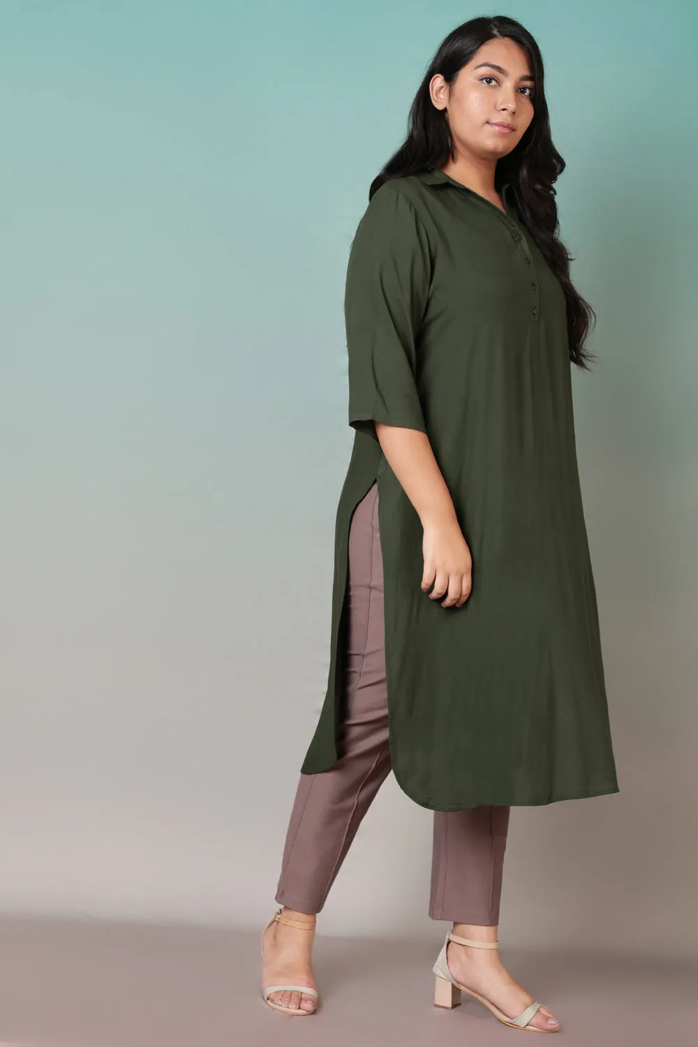 Olive Kurta